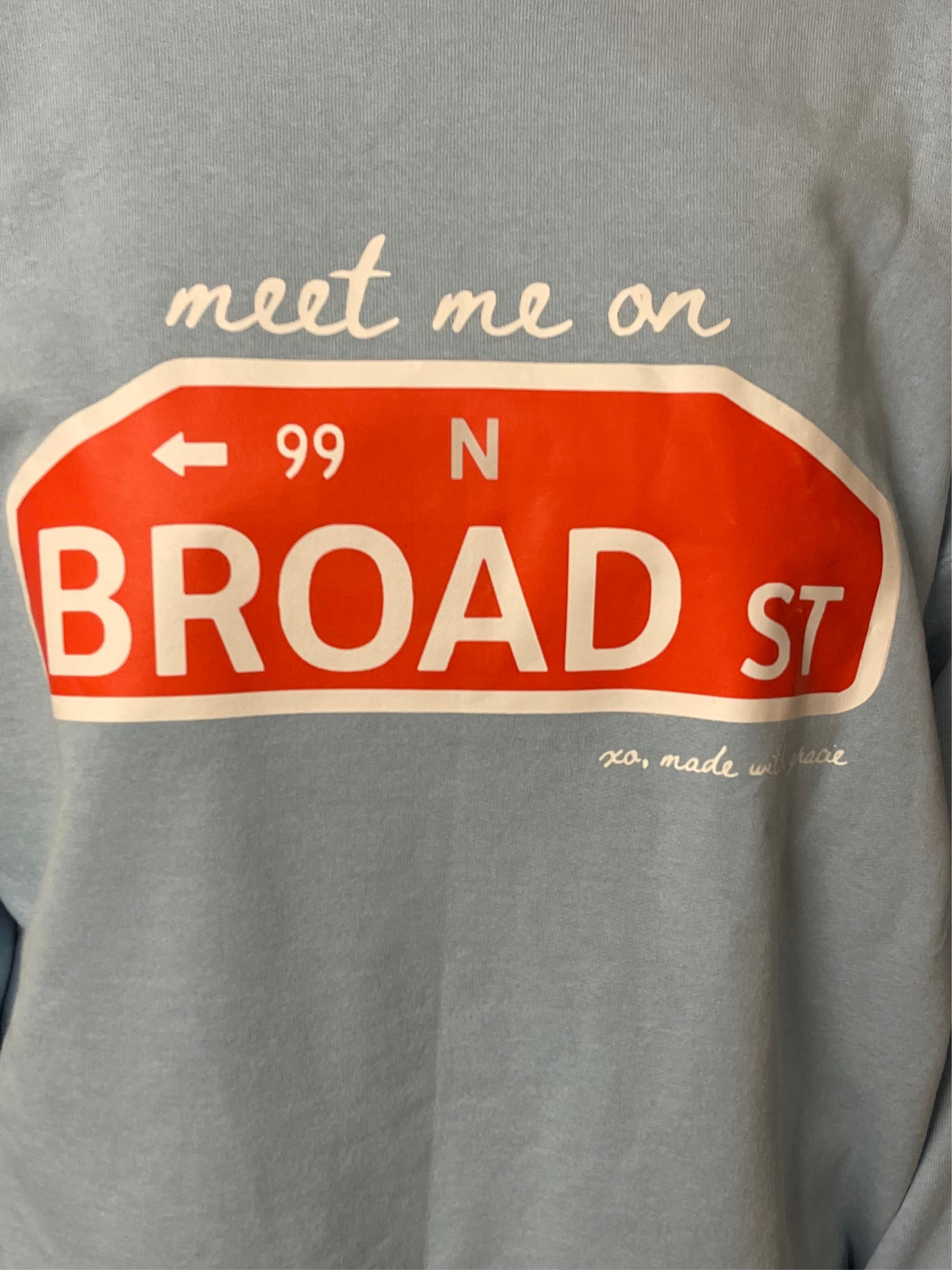 Meet Me On Broad Street Crewneck