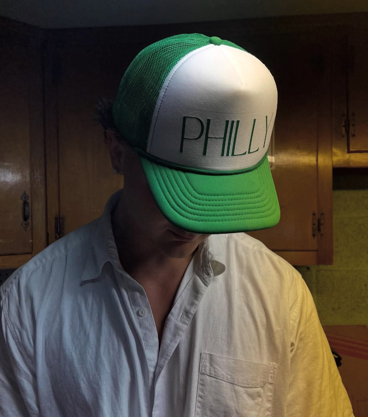Unisex Philly Green Trucker