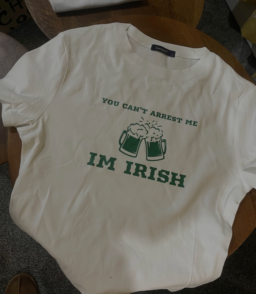 You Can't Arrest Me I'm Irish Baby Tee