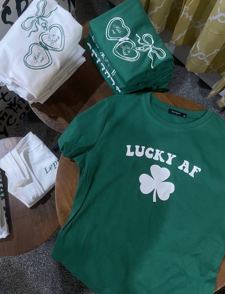 Lucky AF baby tee